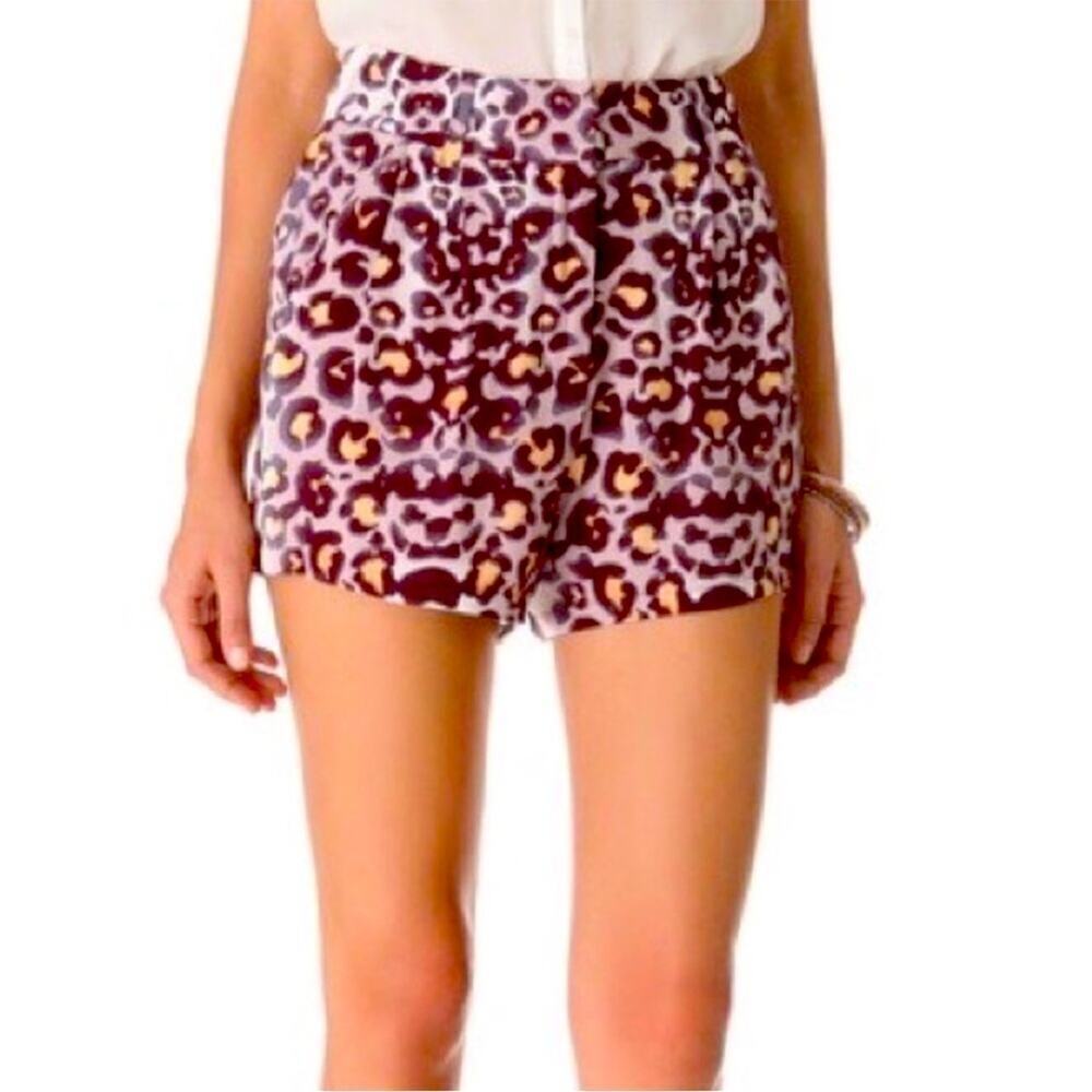 NWT Mara Hoffman animal print purple leopard print size 2